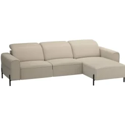 Hoekbank Dave rechts - elektrisch verstelbaar - taupe