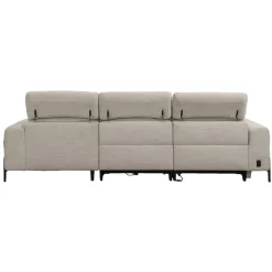 Hoekbank Dave rechts - elektrisch verstelbaar - lichtgrijs