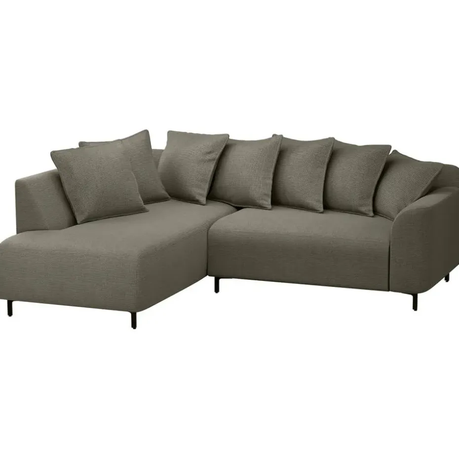 Hoekbank Elsa links - stof Eden - mokka