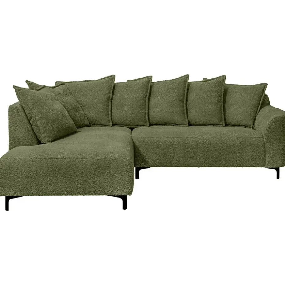 Hoekbank Elsa links - stof Anthology - groen