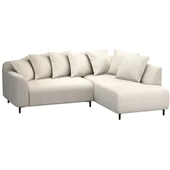 Hoekbank Elsa rechts - stof Eden - beige