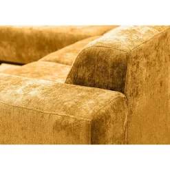 Hoekbank Lola links - okergeel