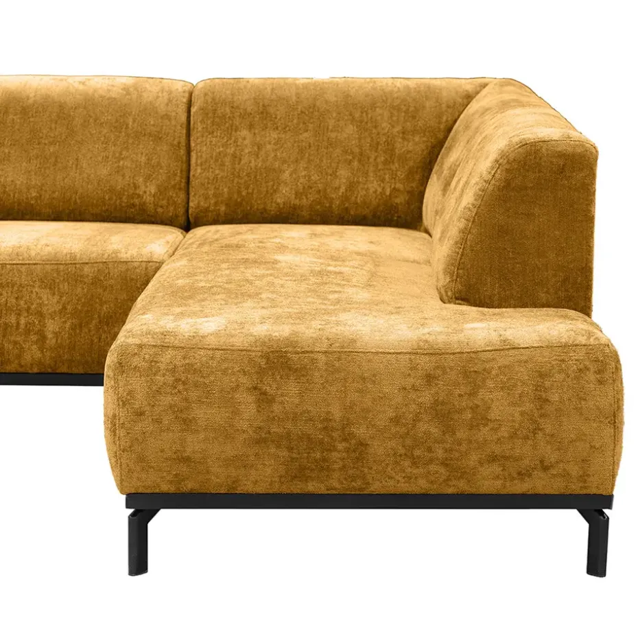 Hoekbank Lola rechts - okergeel