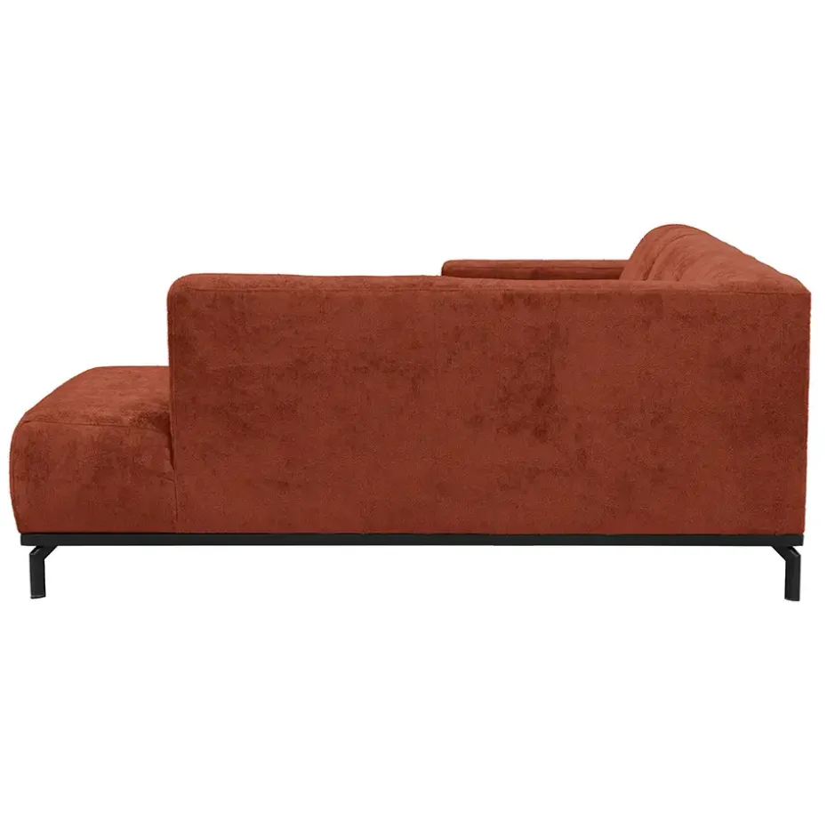 Hoekbank Lola rechts - terracotta