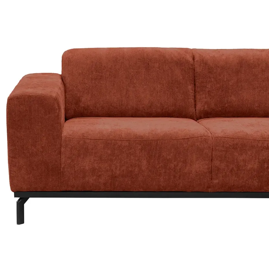 Hoekbank Lola rechts - terracotta