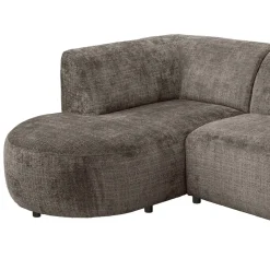 Hoekbank Luna links - stof Cremona - taupe