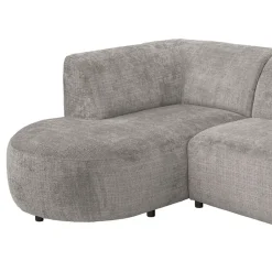 Hoekbank Luna links - stof Cremona - beige