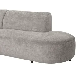 Hoekbank Luna links - stof Cremona - beige