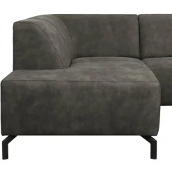 Hoekbank Noud links - antraciet