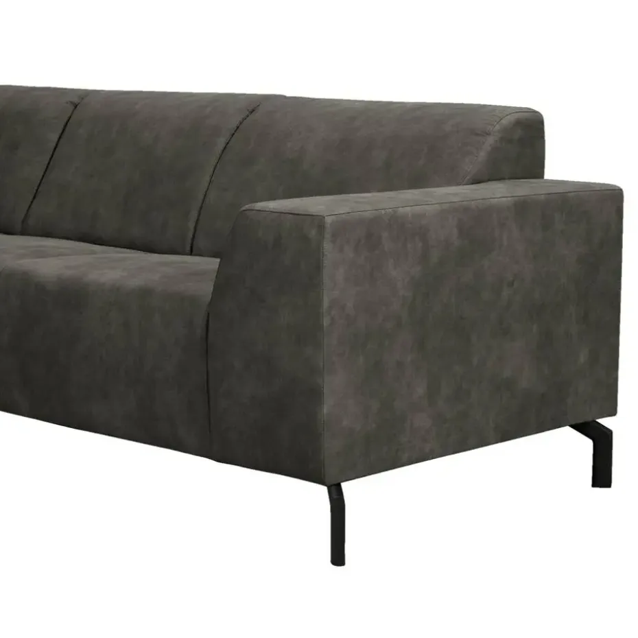 Hoekbank Noud links - antraciet