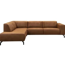 Hoekbank Otis links - kastanje