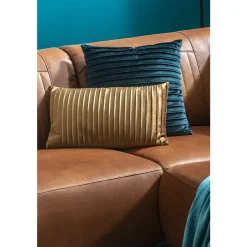 Hoekbank Otis links - kastanje