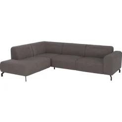 Hoekbank Otis links - rook - grijs