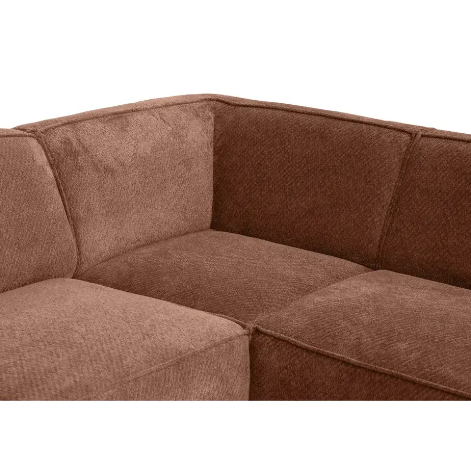 Hoekbank Romy rechts - stof Egon - terra