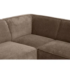 Hoekbank Romy rechts - stof Egon - taupe