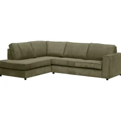 Hoekbank Stuttgart links - olijfgroen