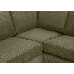 Hoekbank Stuttgart links - olijfgroen