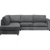 Hoekbank Stuttgart links - antraciet