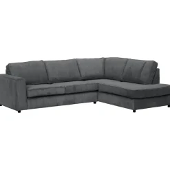 Hoekbank Stuttgart rechts - antraciet