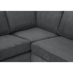 Hoekbank Stuttgart rechts - antraciet