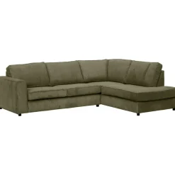 Hoekbank Stuttgart rechts - olijfgroen