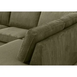 Hoekbank Stuttgart rechts - olijfgroen