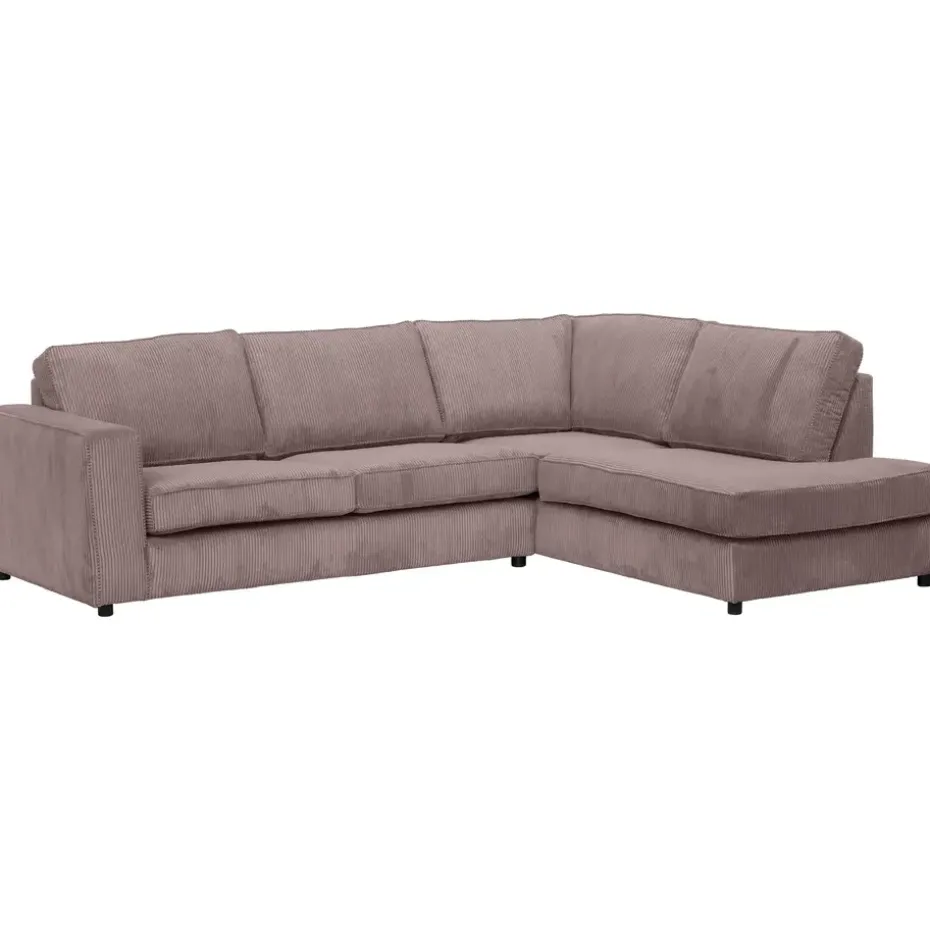 Hoekbank Stuttgart rechts - roze
