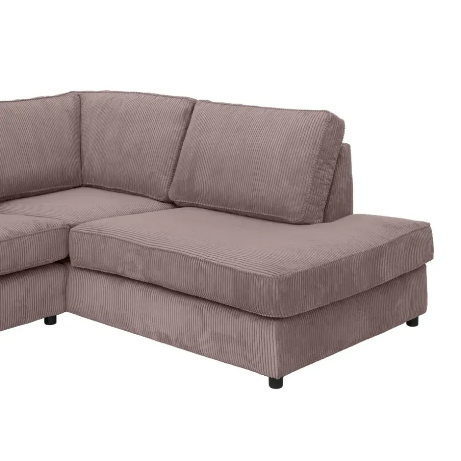 Hoekbank Stuttgart rechts - roze