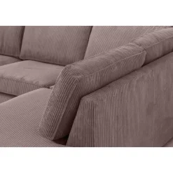 Hoekbank Stuttgart rechts - roze