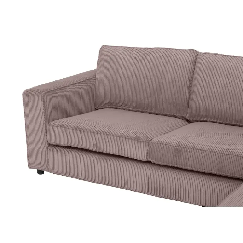 Hoekbank Stuttgart rechts - roze