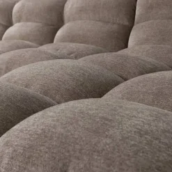 Hoekbank Tibas links - stof Raven - beige