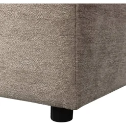 Hoekbank Tibas rechts - stof Raven - beige