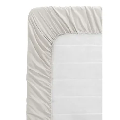 Hoeslaken Katoen - taupe - 180x200 cm