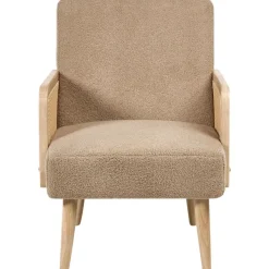 HOJBY - Fauteuil - Zandbeige - Bouclé