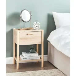 HOLDERVILLE - Nachtkastje - Lichthout - MDF