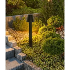 HOLMES - Tuinverlichting - Zwart - Aluminium