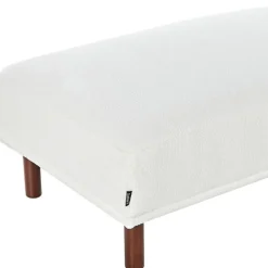 HOLT - Ottomaan - Wit - Bouclé