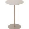 Home & Styling Bijzettafel Lugano - beige - D35x H53 cm - metaal