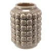 Home & Styling vaas - keramiek/beige - D15 x H20 cm