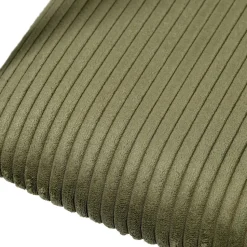 Home Deco - Poefje - opbergbox - rib - groen - 38 x 38cm