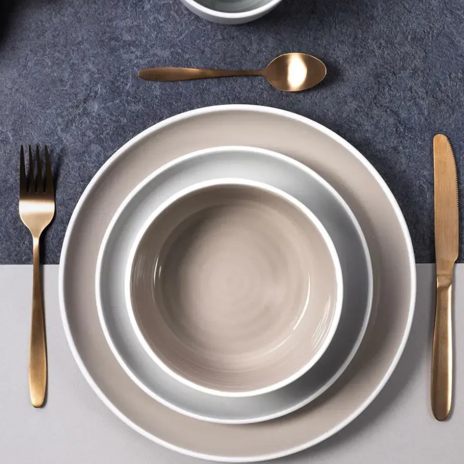 Home Deco Factory Bestekset - 16 delig - goud - RVS - 4 personen