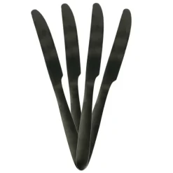 Home Deco Factory Bestekset - 16 delig - zwart - RVS - 4 personen