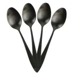 Home Deco Factory Bestekset - 16 delig - zwart - RVS - 4 personen