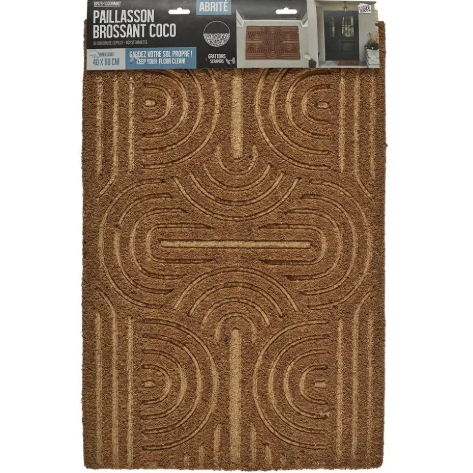 Home deco factory Deurmat Organisch - rechthoek - 40 x 60 cm