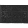 Home deco factory Deurmat - anti slip - zwart - 40 x 60 cm