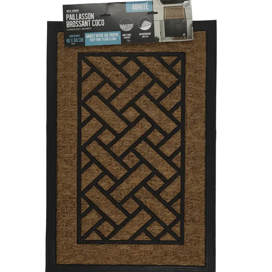 Home deco factory Deurmat Madrid - rechthoek - 40 x 60 cm