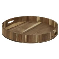 Home Deco Factory dienblad van Acacia - 40 x 5 cm - bruin