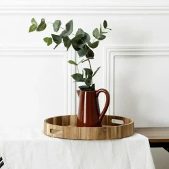 Home Deco Factory dienblad van Acacia - 40 x 5 cm - bruin