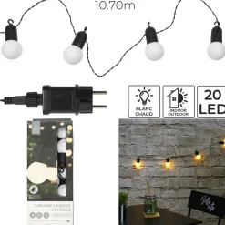 Home Deco Factory feestverlichting - 20 LED - warm wit - 1070 cm