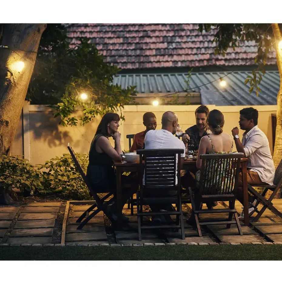 Home Deco Factory feestverlichting - 20 LED - warm wit - 1070 cm